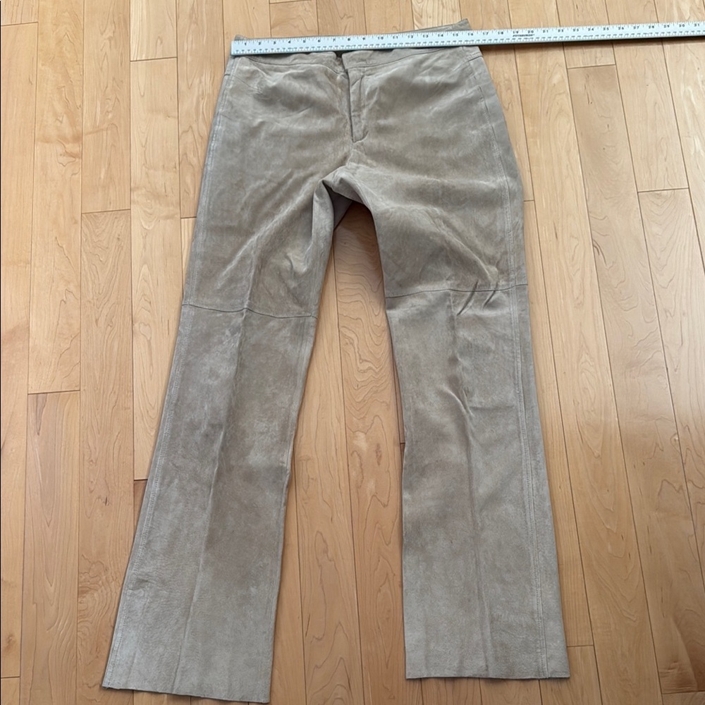 Women's Seude Boot Cut Pants in cream